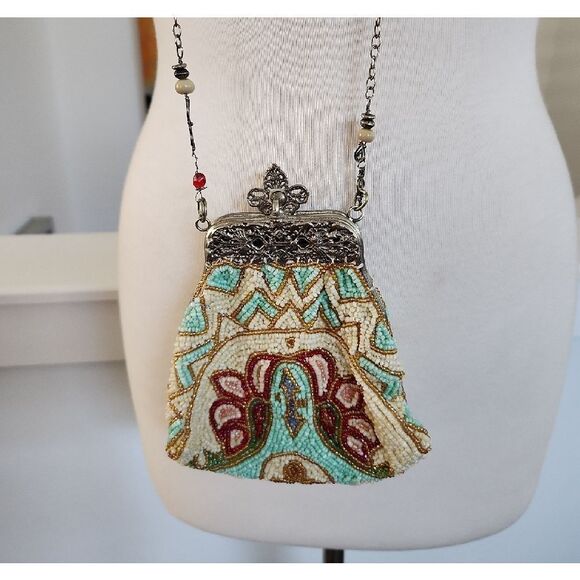 Vintage Christiana Beaded Evening Bag - Multicolor - Picture 4 of 7
